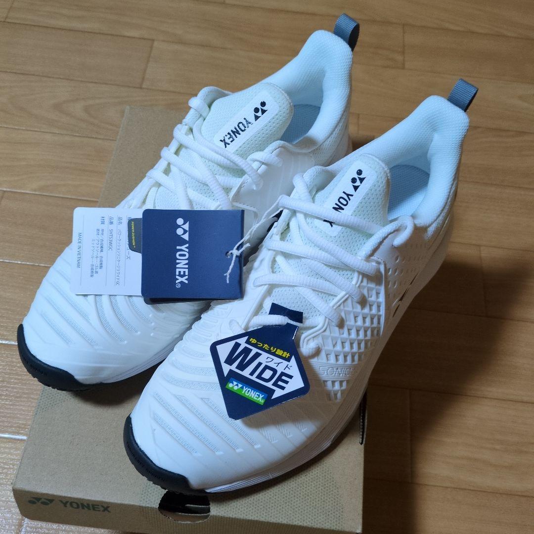 ★新品★YONEX ソニケージ3ワイドGC 25.5cm ホワイト/ブラック