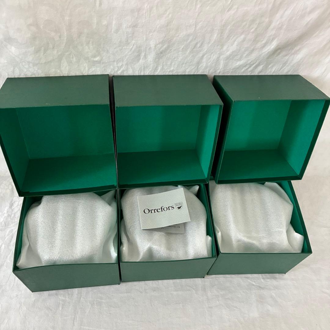Orrefors】オレフォス リニア ボウル スウェーデン 3個 - メルカリ