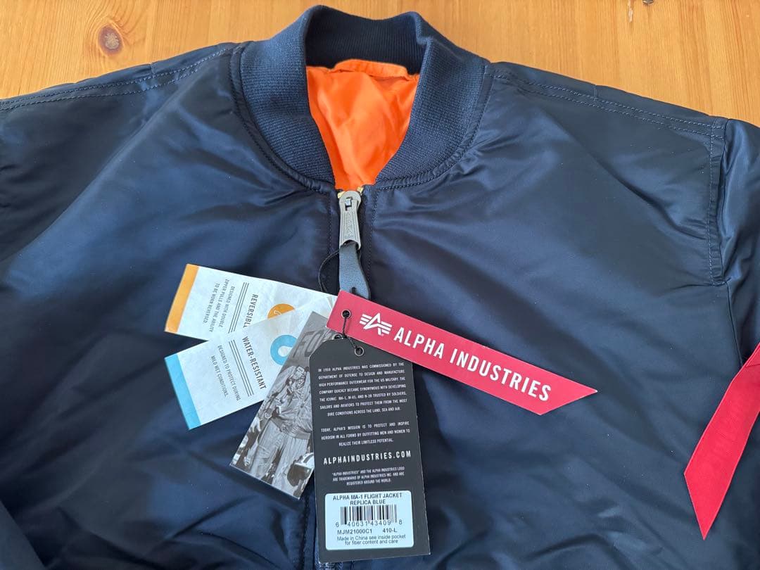 ALPHA アルファインダストリーズ MA-1 ミリタリーコート フライト L