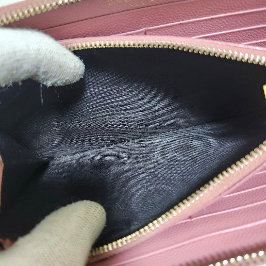 ✨極美品✨サンローラン　長財布　ラウンドファスナー カサンドラ　キャビアスキン