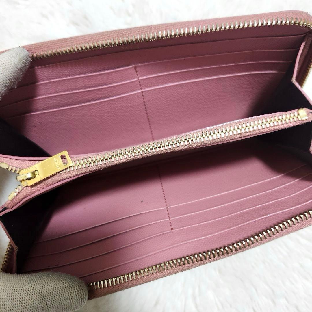 ✨極美品✨サンローラン　長財布　ラウンドファスナー カサンドラ　キャビアスキン