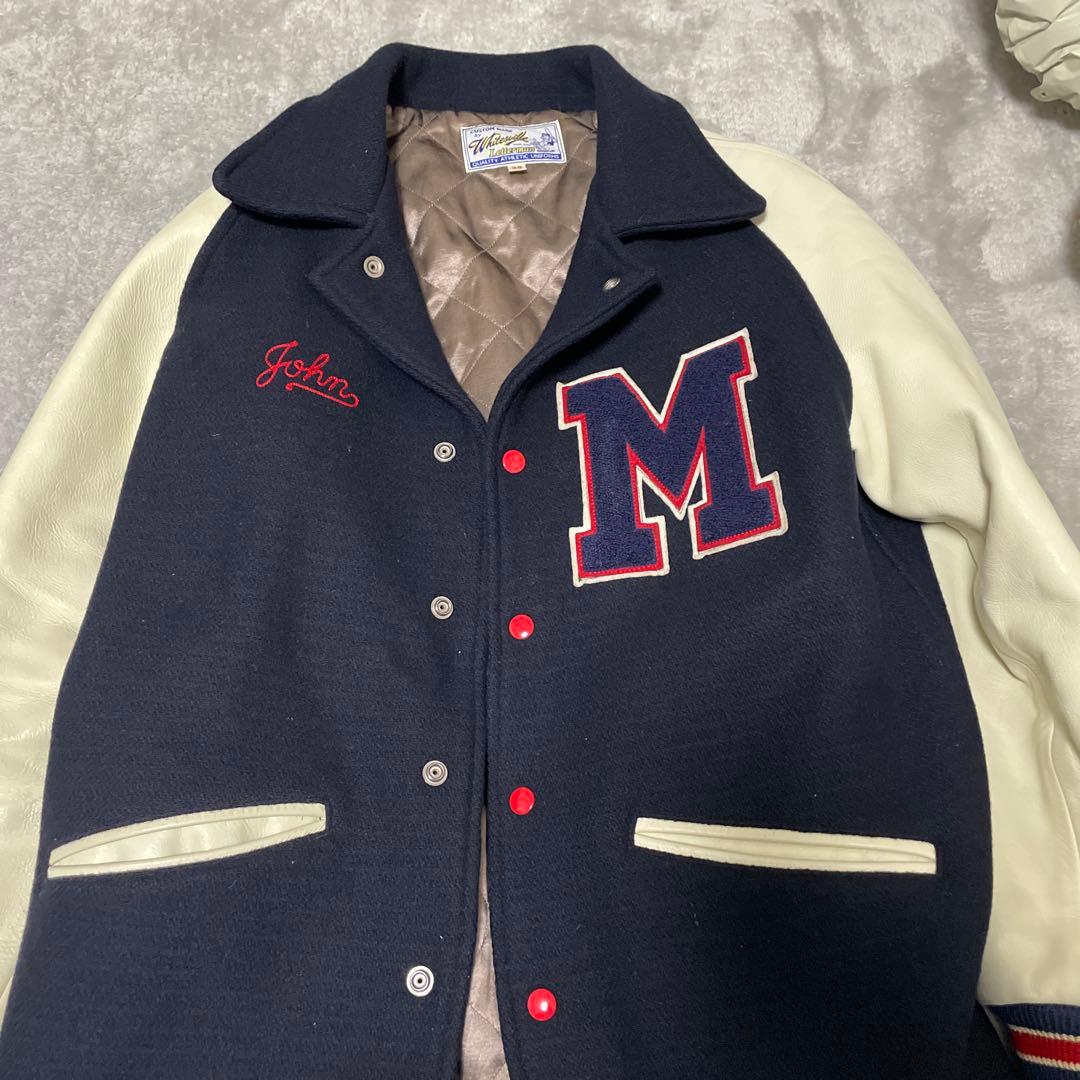 Whitesville Letterman スタジャン 38