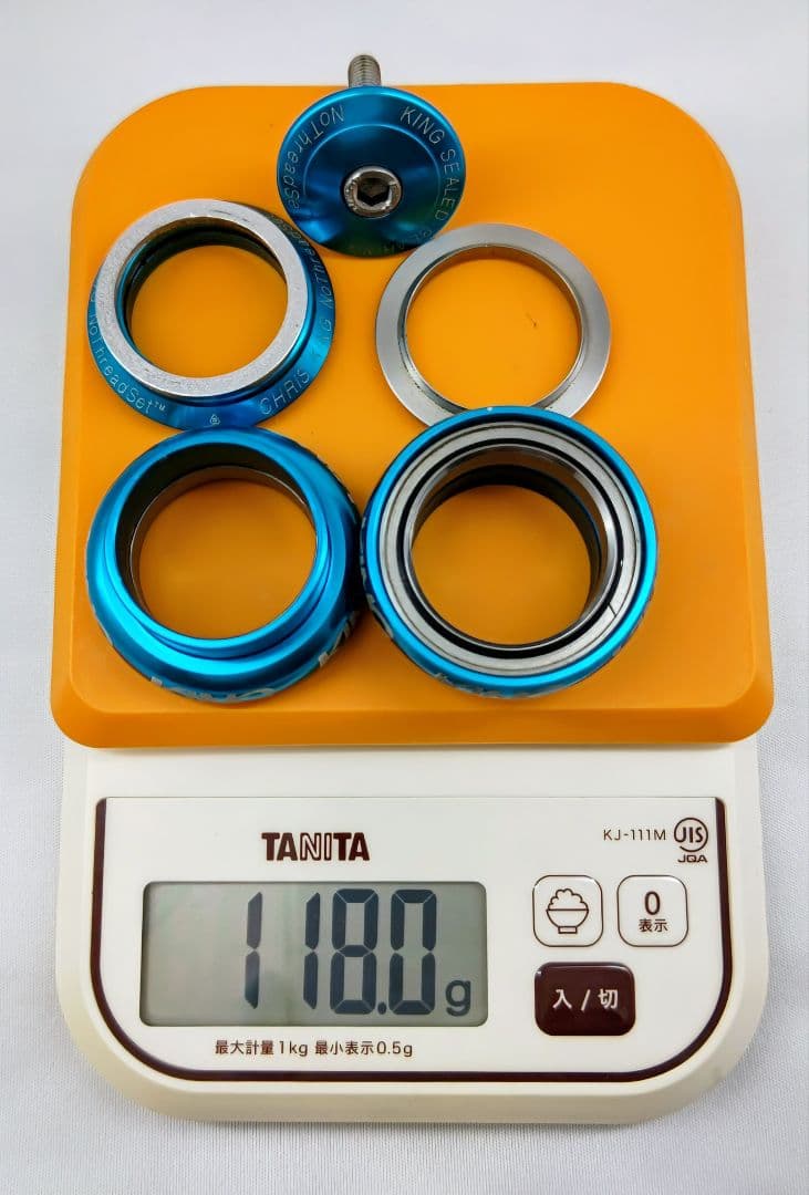 CHRIS KING NoThreadSet 1-1/8(オーバーサイズ)青色