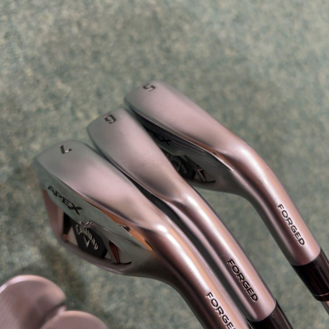 美品Callaway Apex アイアンセット 6本セット 5I～PW