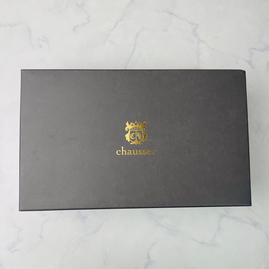 【箱付き・試着のみ】chausser トラベルシューズ 革靴 本革 厚底 23