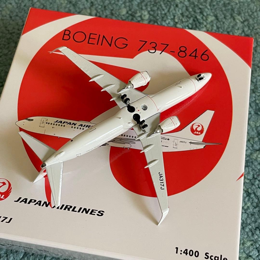 JAL 737-800 日本航空 JA317J 1:400 ph