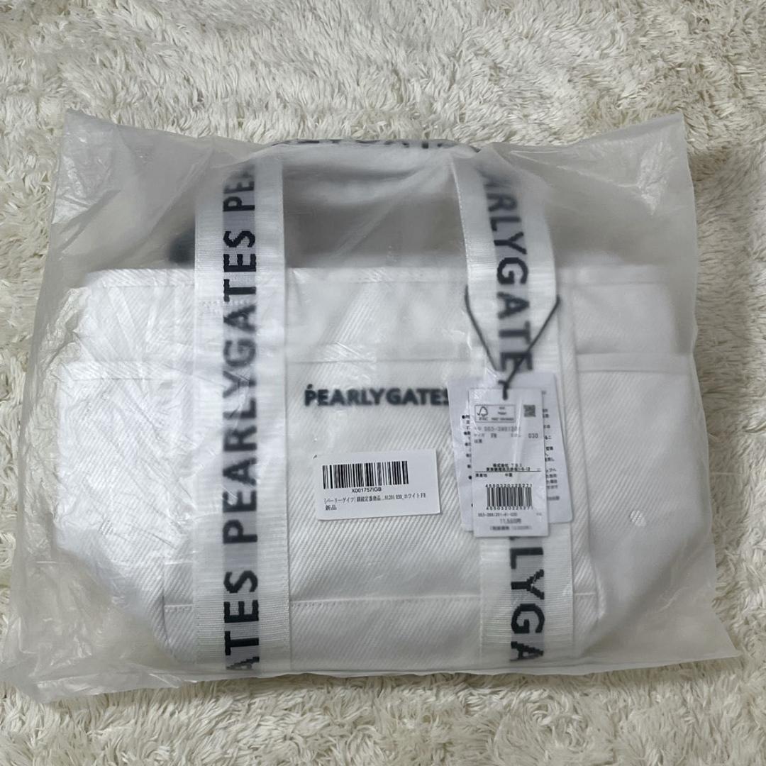 ✨新品未使用✨ PEARLY GATES パーリーゲイツ　カートバッグ ホワイト