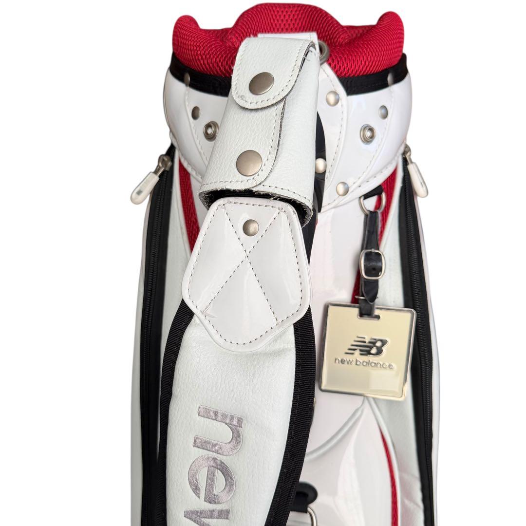 【美品】ニューバランス キャディバッグ 9型 8分割 軽量 123-24