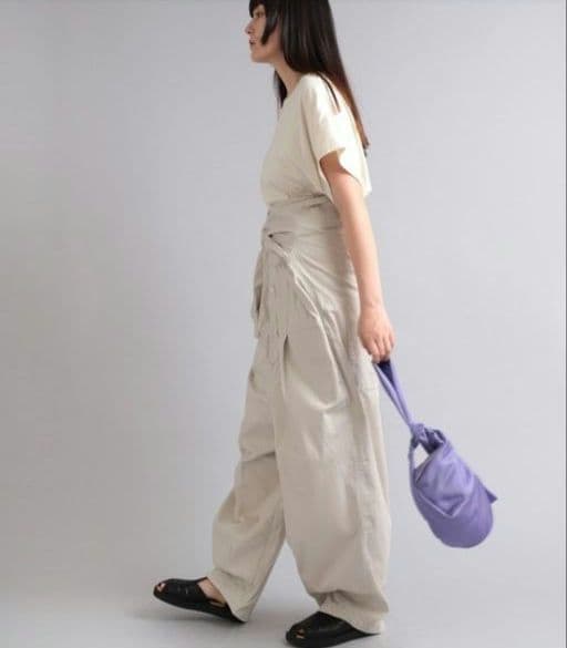 【新品未使用】RNA-Nシャツオールインワン ライトベージュ