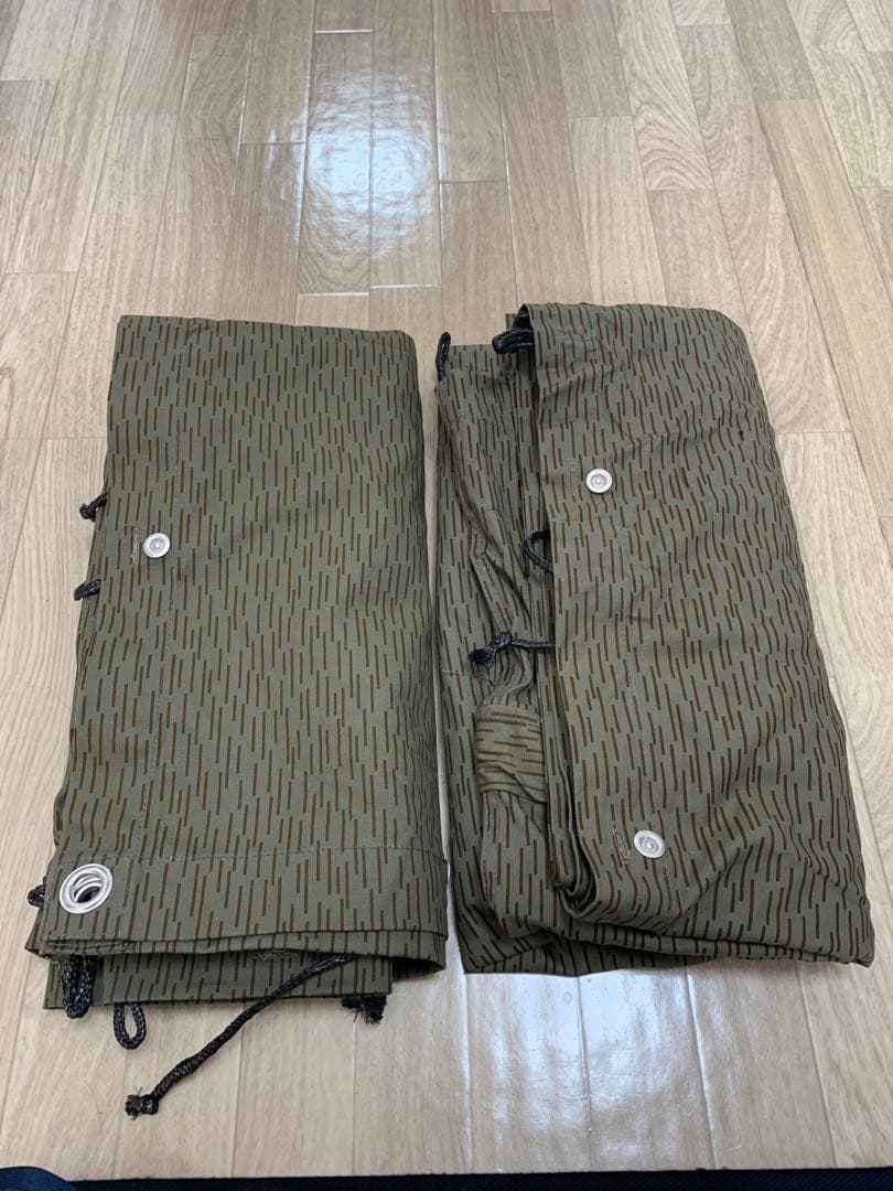 東ドイツ軍　軍幕　ポンチョ　テント 2枚セット