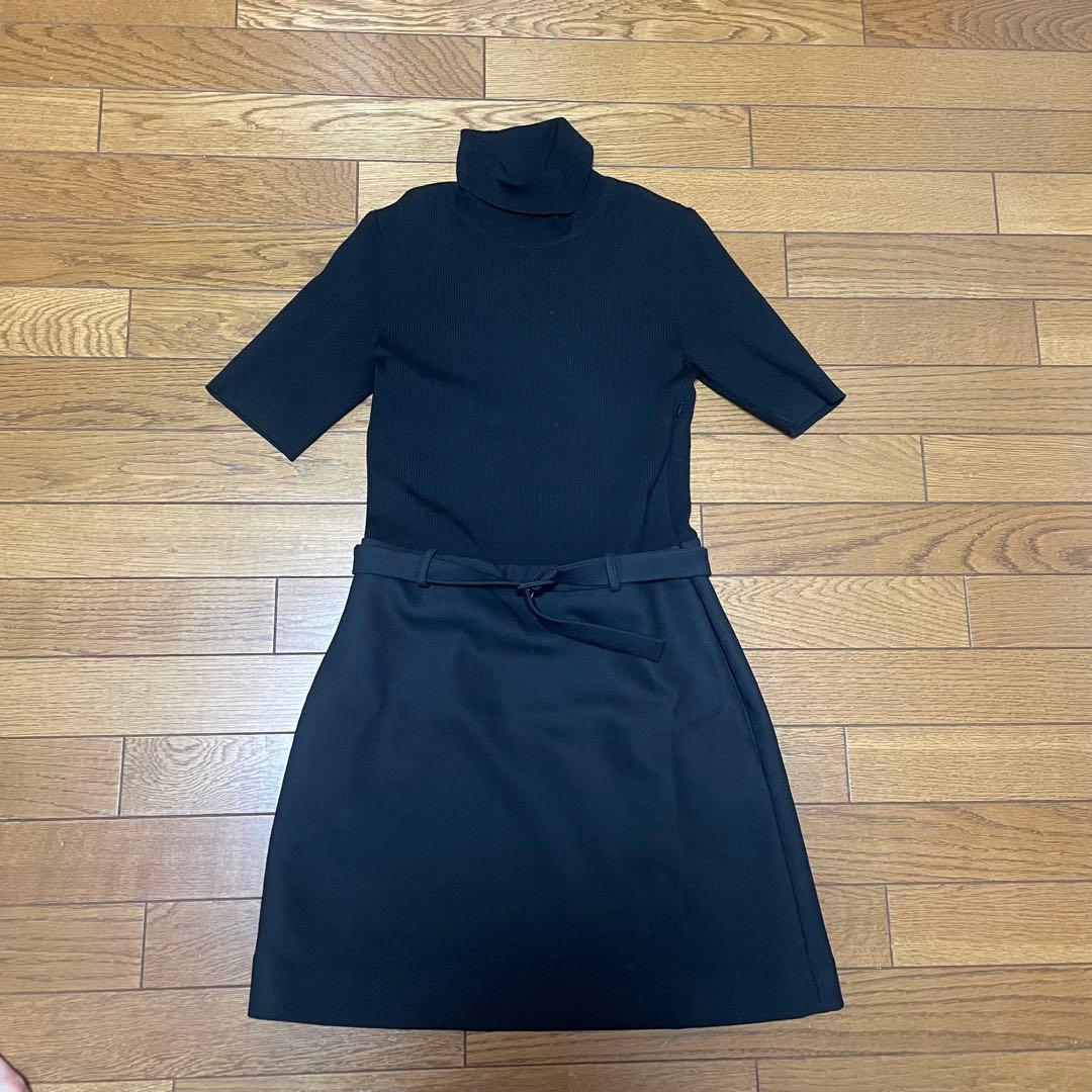 セオリー　ニットコンボワンピース