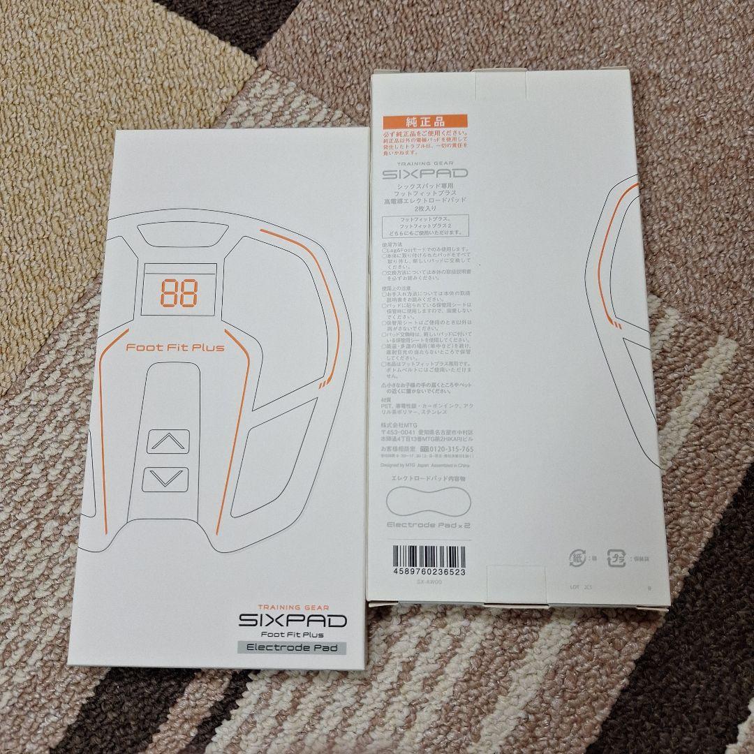 【kt】SIXPAD FOOT FIT PLUS 2 電極パット2セット付