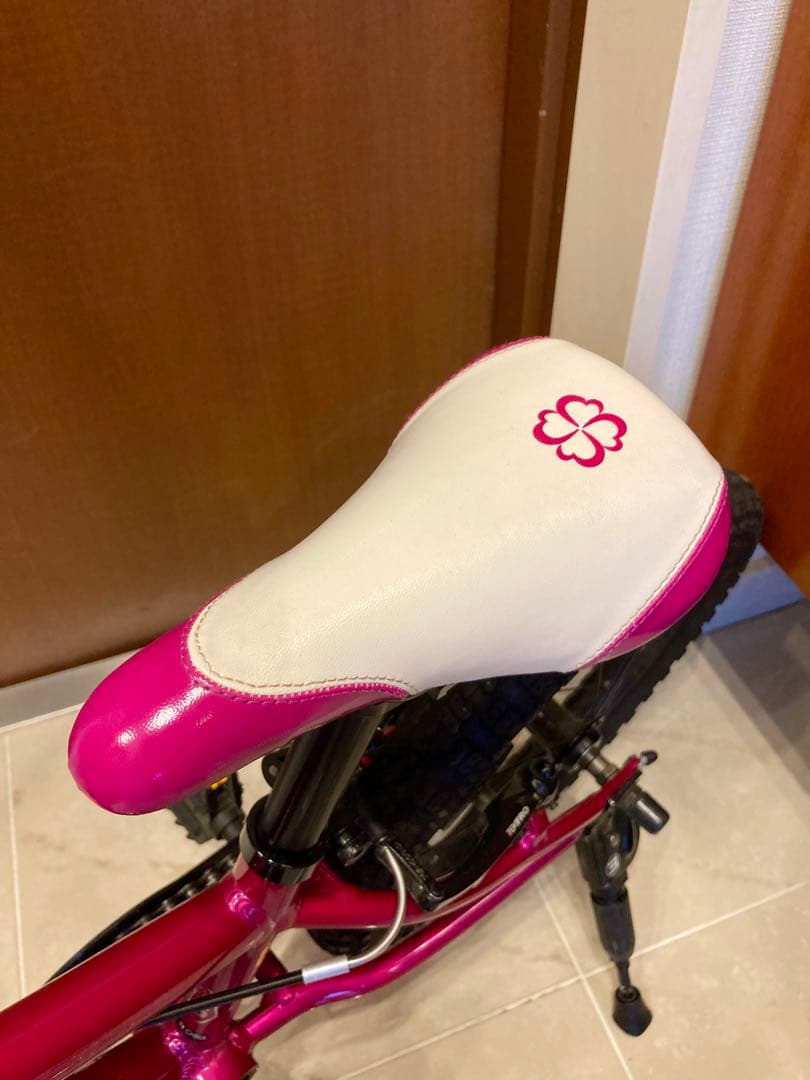 【キャリーバッグ付き・極美品】ヨツバサイクル　16インチ　クリスタルピンク