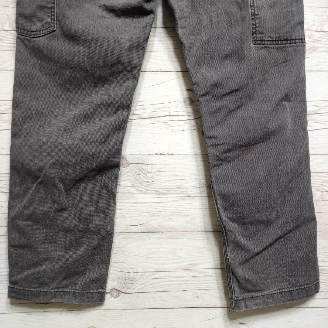 カーハート ダブルニー ペインターパンツ ダック W31 ダークグレー ダメージ