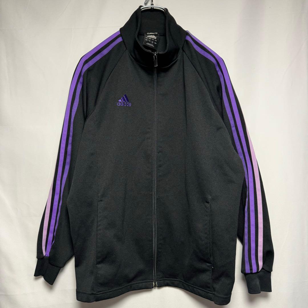 古着 adidas 00s y2k ジャージ トラックジャケット 紫 9 - メルカリ
