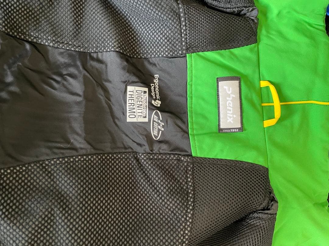 Phenix スキーウェア 緑/青