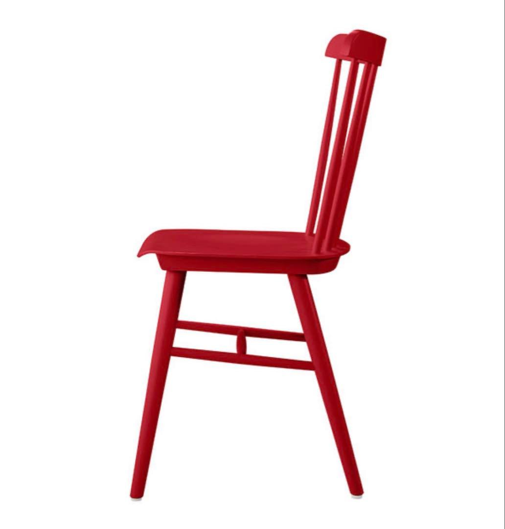 ②Oliver　ダイニングチェア　ウィンザーチェア　希少レッド まとめ買いOK✨