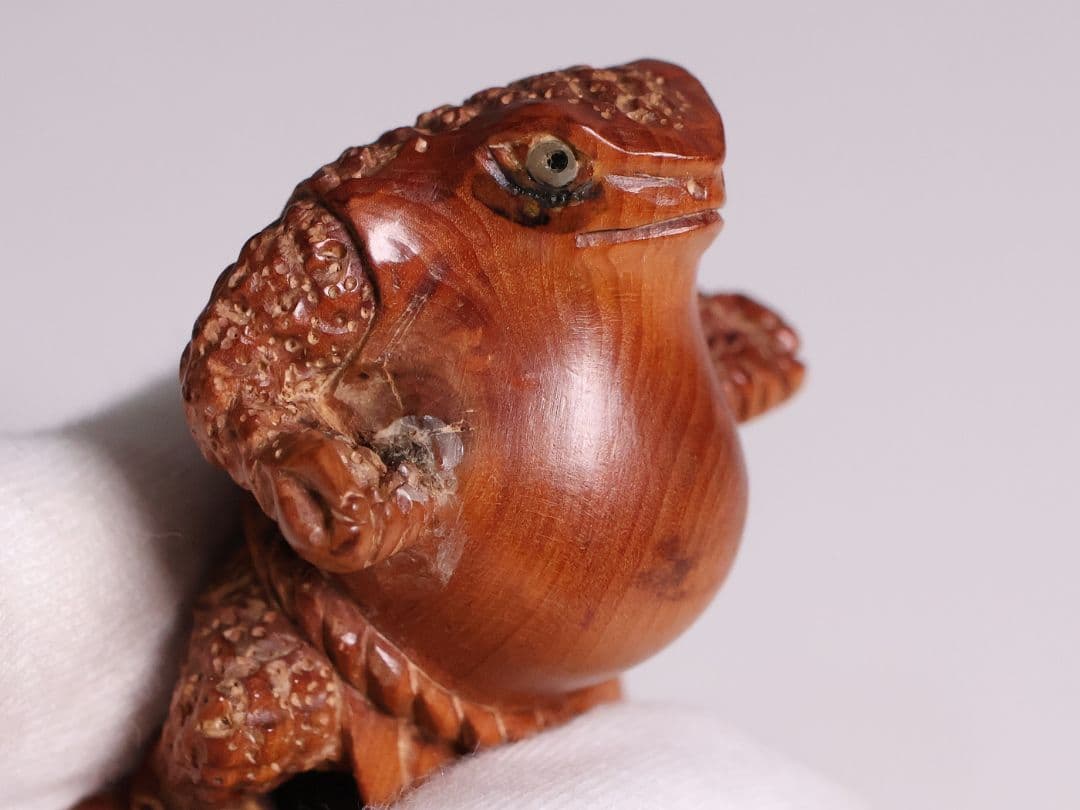 木製 提物 根付 玉石銘 蛙力士 横綱 相撲 彫刻 木彫【MA887】 - メルカリ