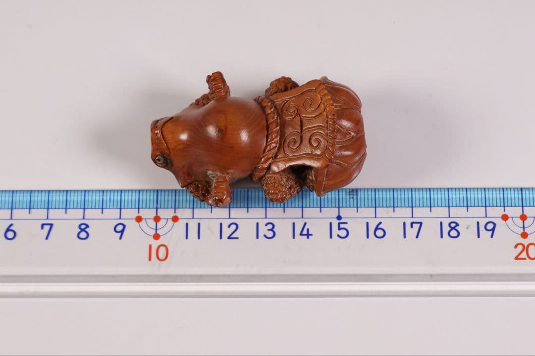 木製 提物 根付 玉石銘 蛙力士 横綱 相撲 彫刻 木彫【MA887】 - メルカリ