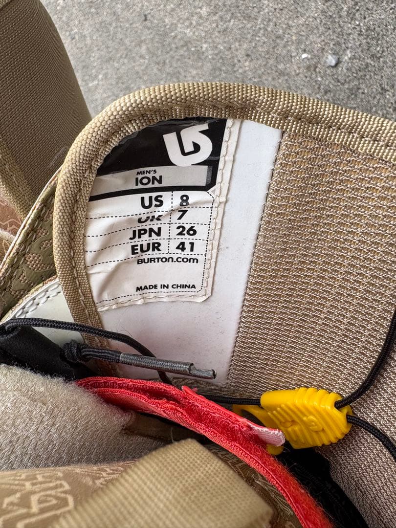 Burtonバートン スノーボードブーツ アイオンionホワイト/ベージュ