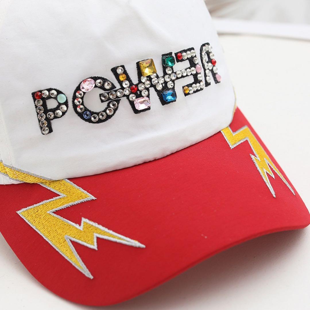 G-DRAGON キャップ POWER ビジュー ラインストーン ジヨン 帽子 - メルカリ