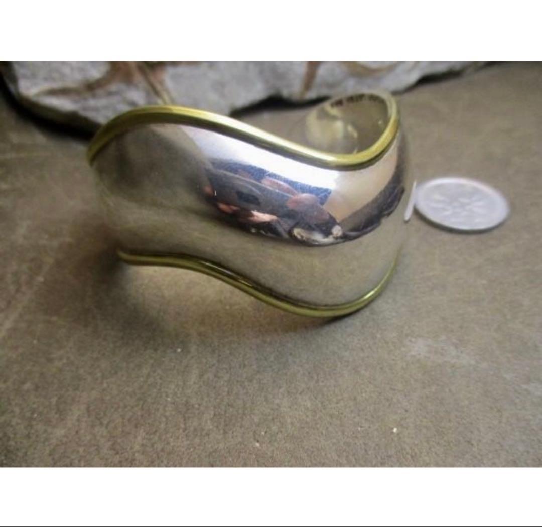 Silver925 シルバーバングル　Mexico メキシカンジュエリー