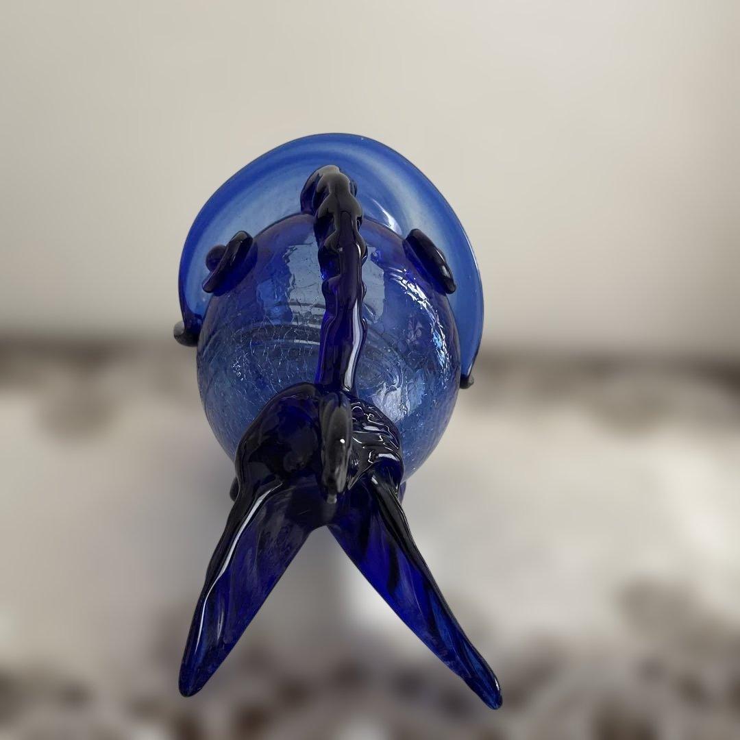 琉球ガラス 魚型オブジェ 灰皿 - メルカリ