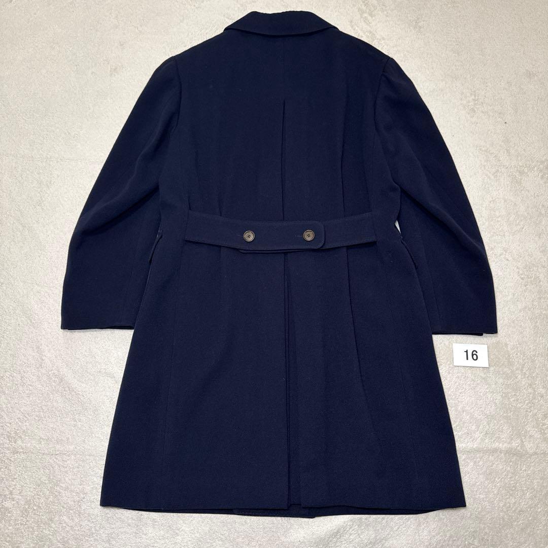 16 美品　日本製　アタイア コート　ダブル　チェスターコート　ネイビー　48