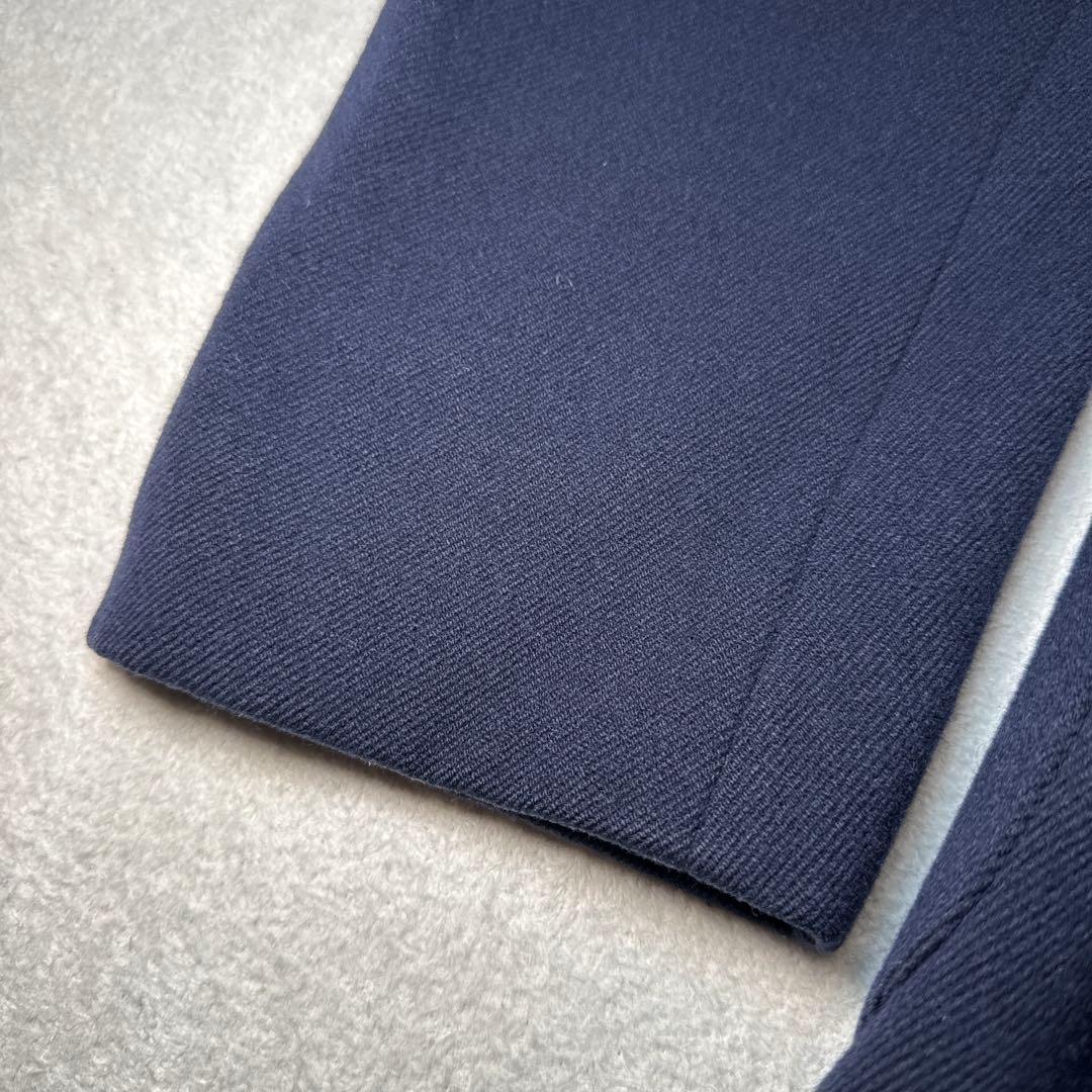 16 美品　日本製　アタイア コート　ダブル　チェスターコート　ネイビー　48