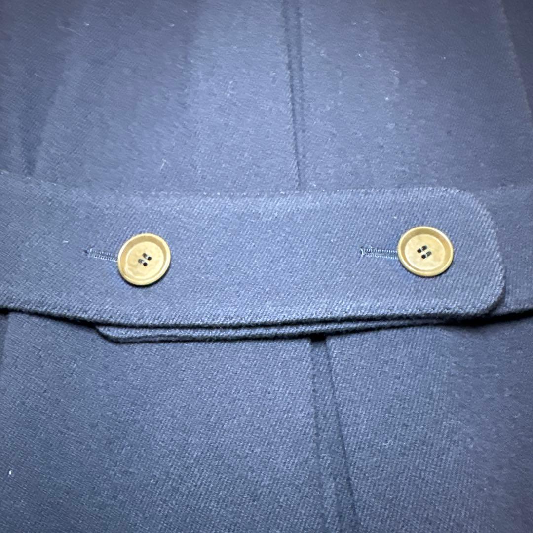 16 美品　日本製　アタイア コート　ダブル　チェスターコート　ネイビー　48