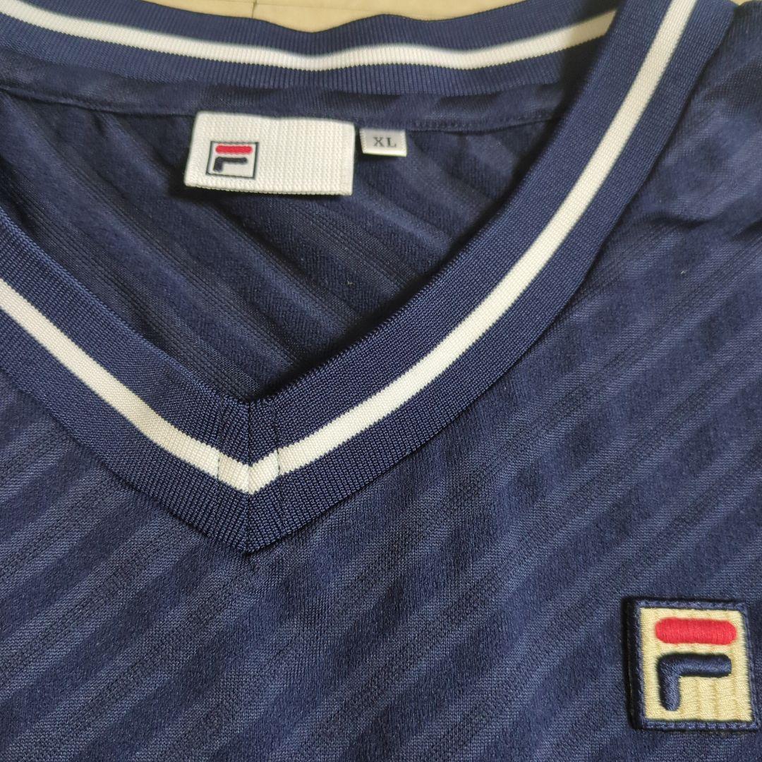 FILA ネイビー シャツ ショートパンツ