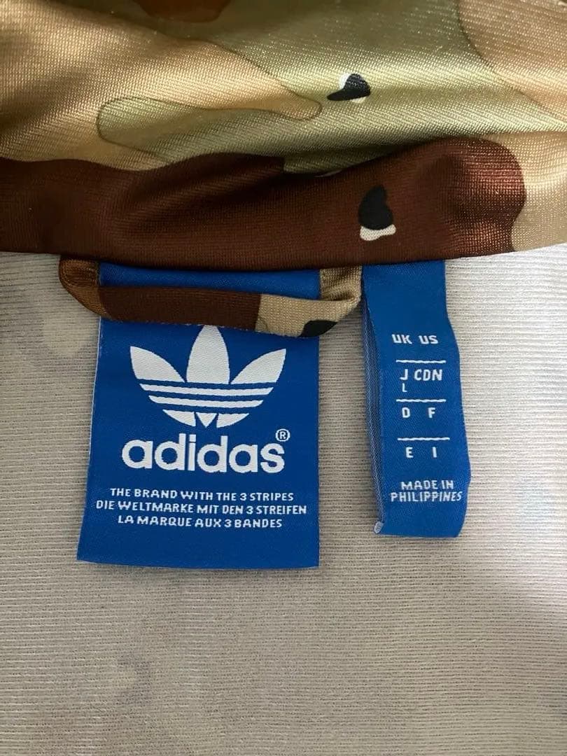 adidas カモフラージュジャージ L