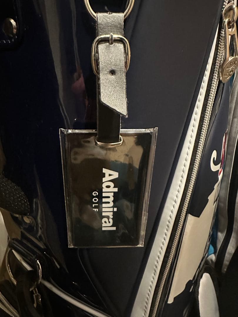 【美品】アドミラル ゴルフ)キャディバッグ アイアンカバー付き