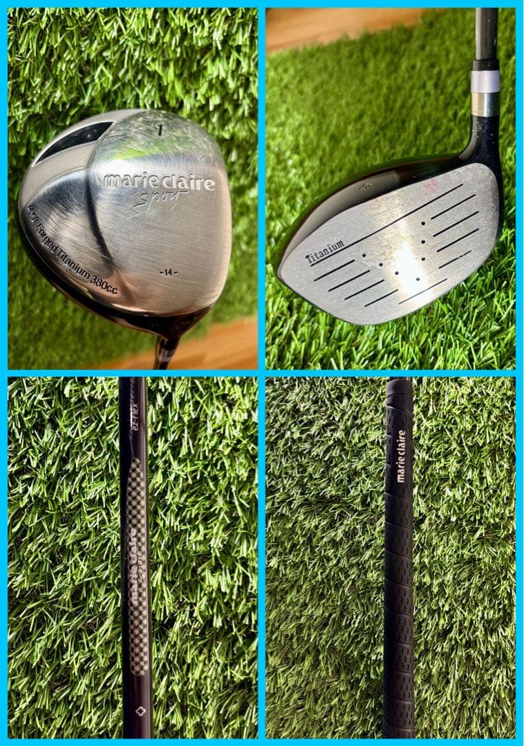 【美品】marie claire レディース ゴルフセット ハーフセット 8本