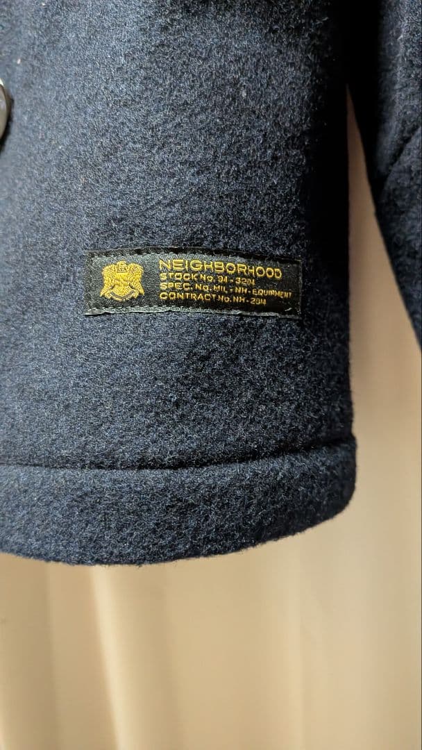 NEIGHBORHOOD ネイビー ピーコート XL