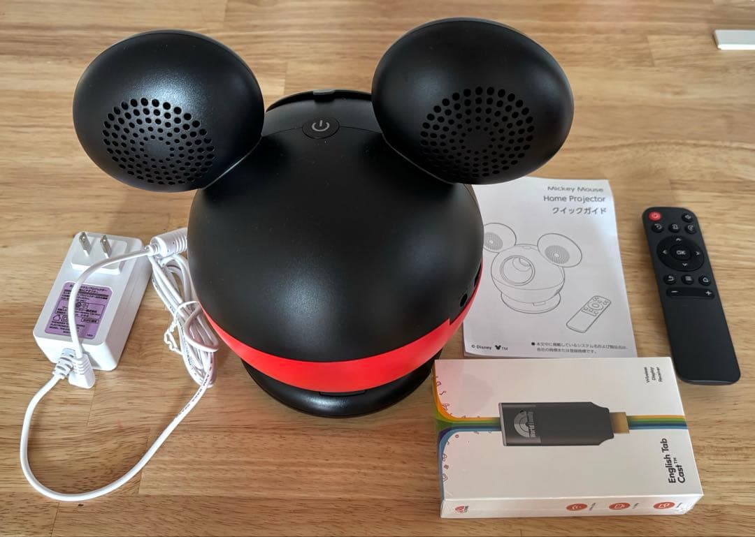 【新品】DWE ミッキープロジェクター（イングリッシュタブキャスト付き）