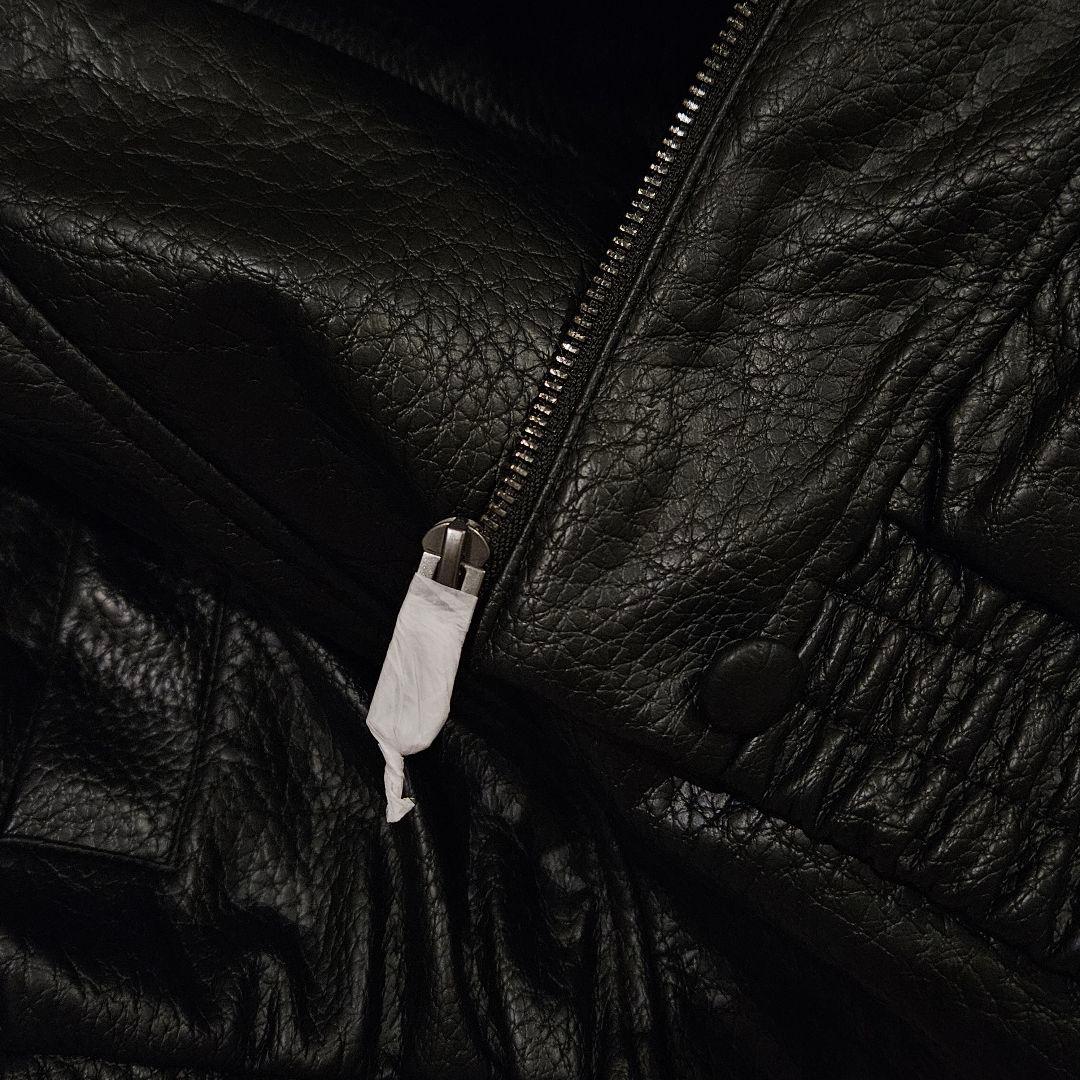 タグ付き新品♡　ZARA　フェイクレザージャケット Mサイズ ブラック　ザラ
