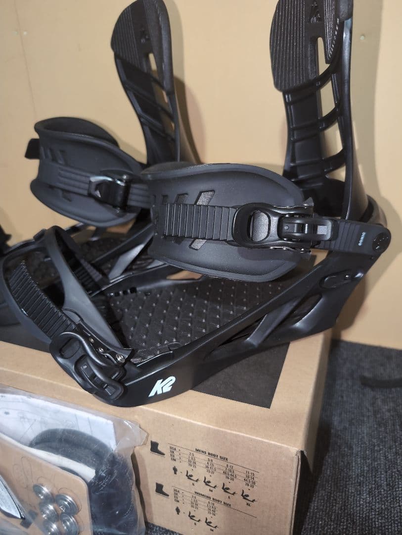K2 ケーツー SONIC BLACK スノーボード ビンディング 20-21