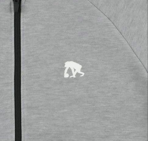 【新品未開封品】エゴザルジップアップパーカー　スウェットパーカー　グレー　XL