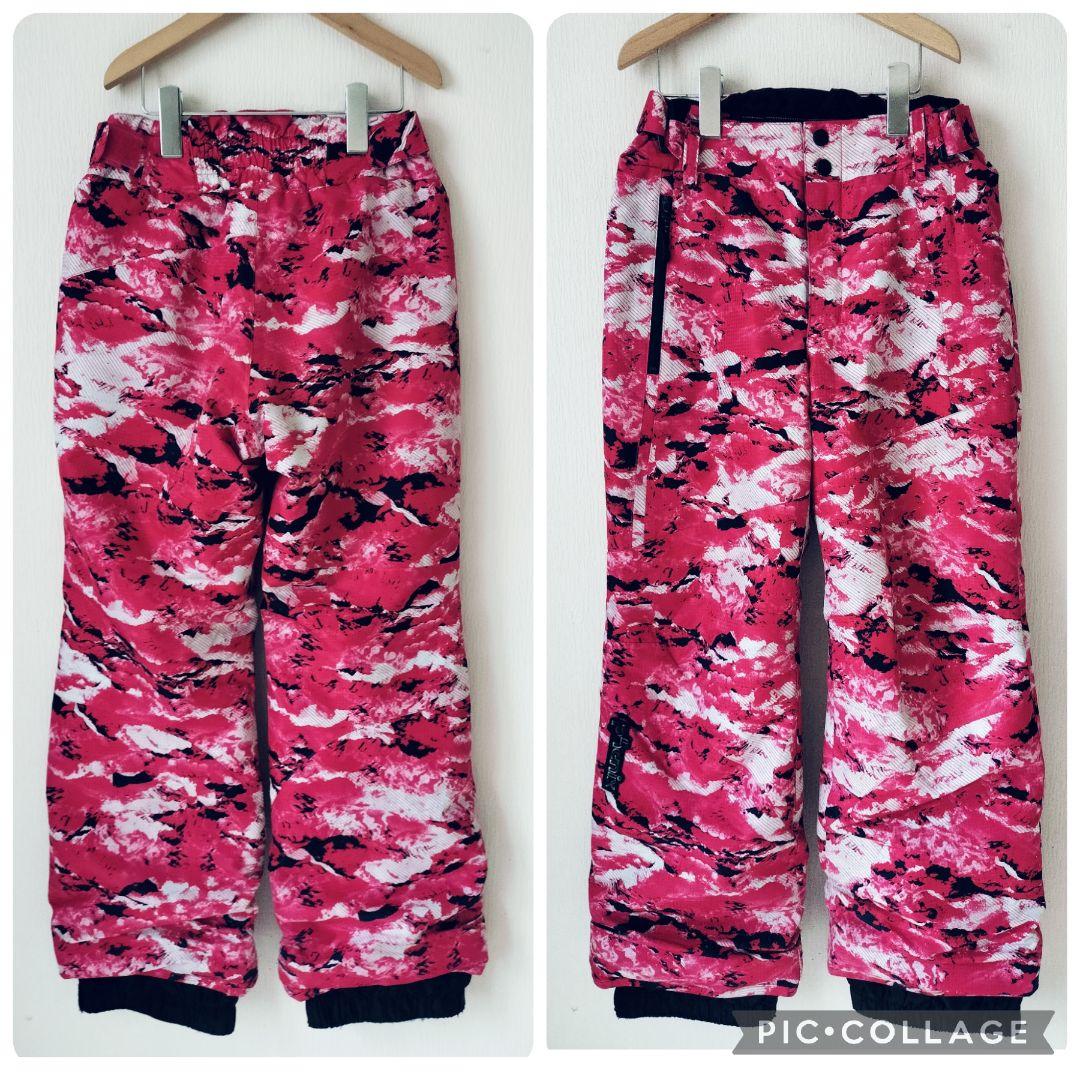 【美品】Phenix ジュニアスキーウェア 上下150　デモチーム　カモフラ総柄