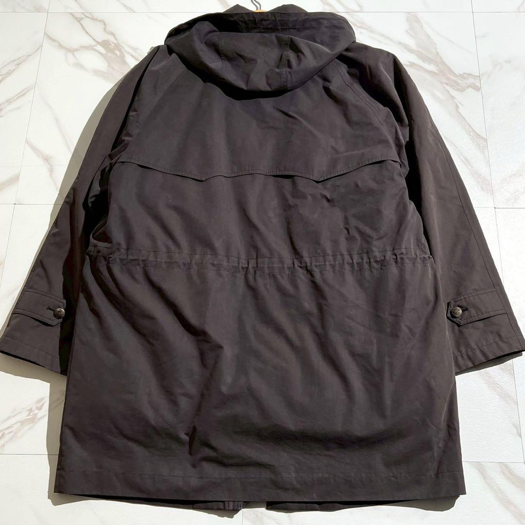 アクアスキュータム モッズコート ライナー 裏地チェック ダウンコート