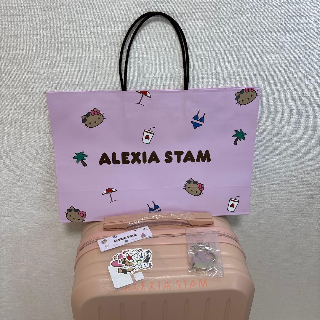 ALEXIA STAM キャリーケース　チャーム　シール　袋　アレクシアスタン