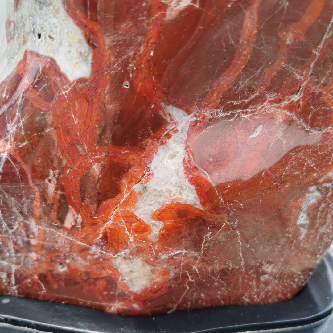 紅加茂石　2 　鑑賞石　石　置物　オブジェ　インテリア　パワーストーン