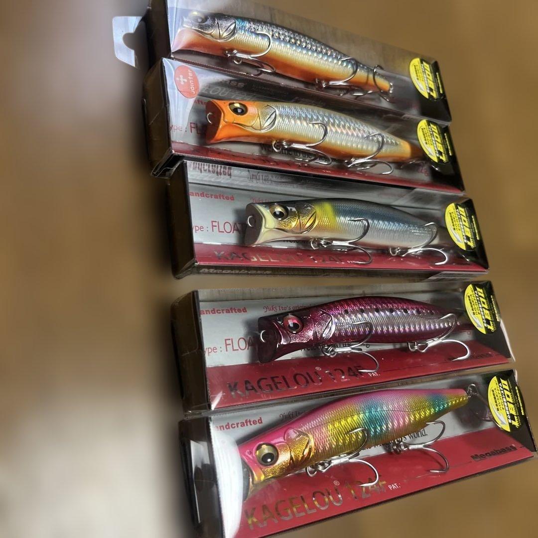 【新品】Megabass Kagelou メガバス カゲロウ 124F 5本②