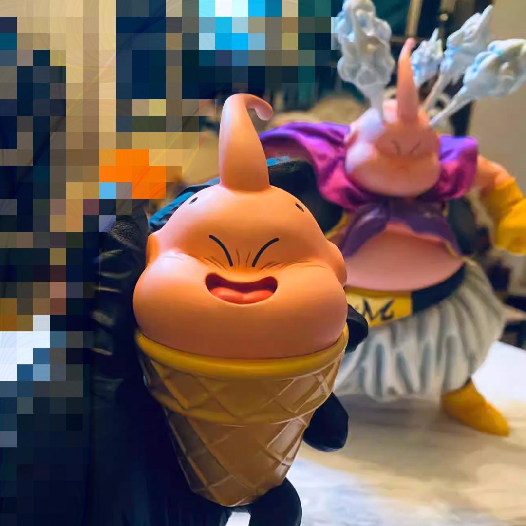 ドラゴンボール 魔人ブウ 無邪気善 ガレージキット フィギュア 塗装