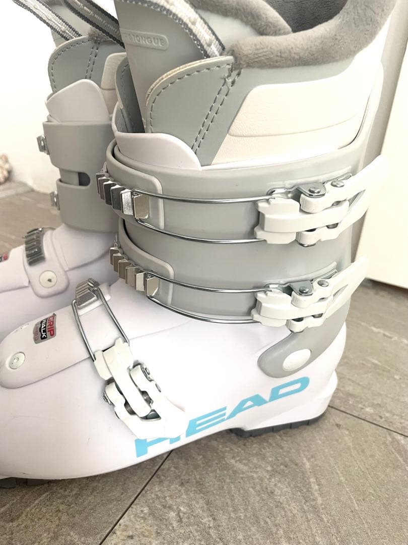 HEAD 子ども用スキー用ブーツ ホワイト/グレー