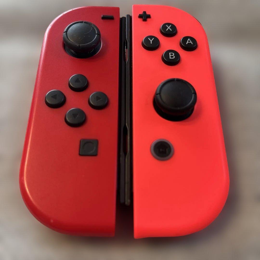 美品純正完動品】Nintendo Switch Joy-Con 深赤赤① - メルカリ