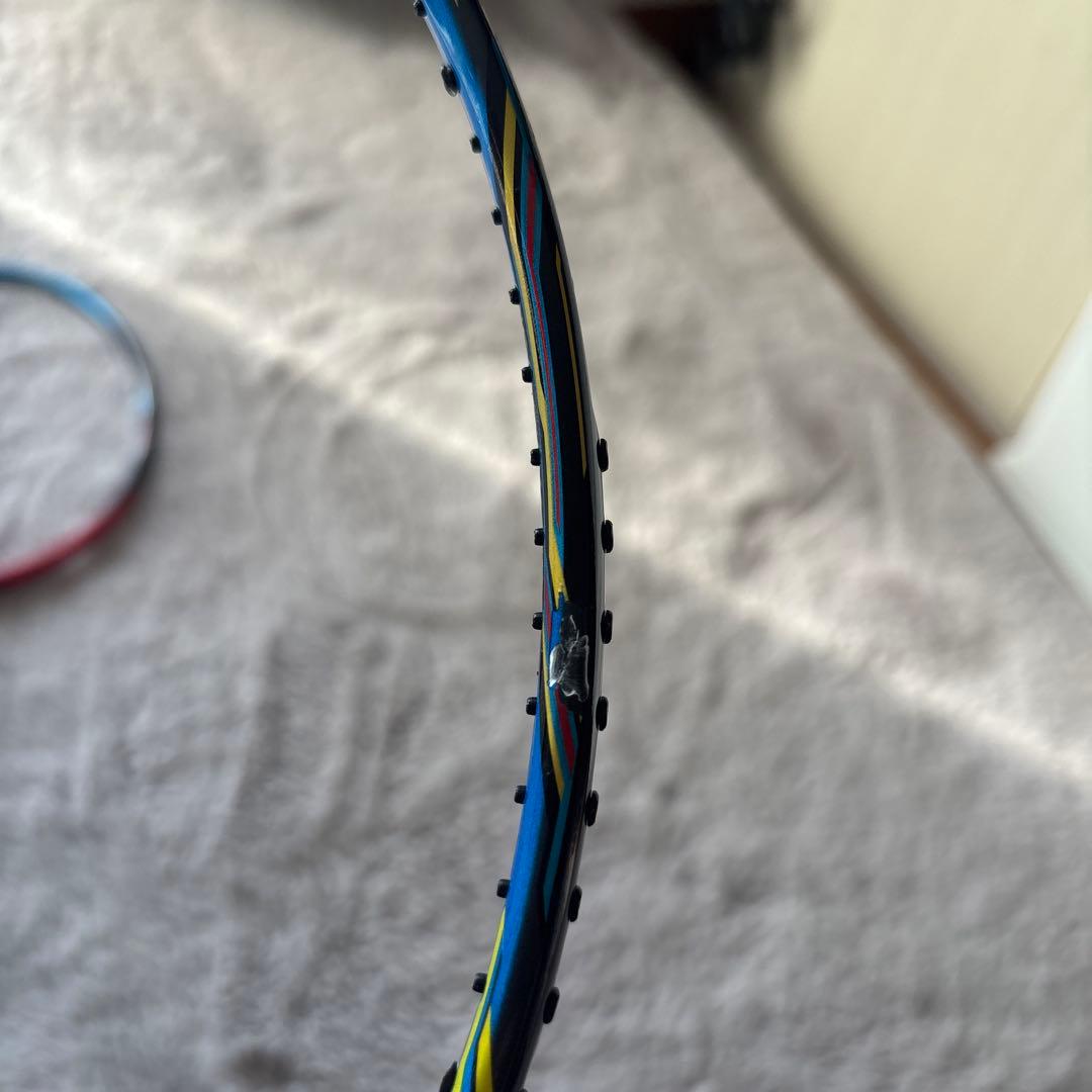 限界値下げ人気商品バドミントンラケット 3本セット ジャンク1本