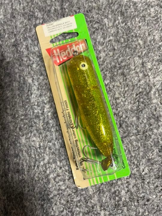 heddon イエロー　スケルトン　オールド