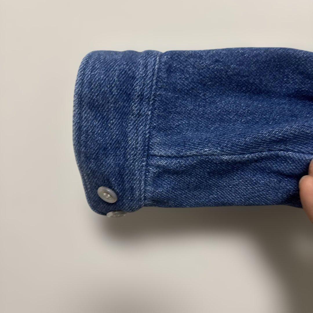 DESCENDANT SPICOLI HOODED デニム フード シャツM